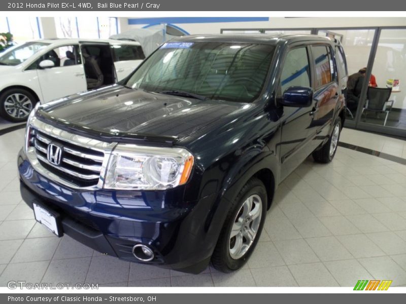Bali Blue Pearl / Gray 2012 Honda Pilot EX-L 4WD