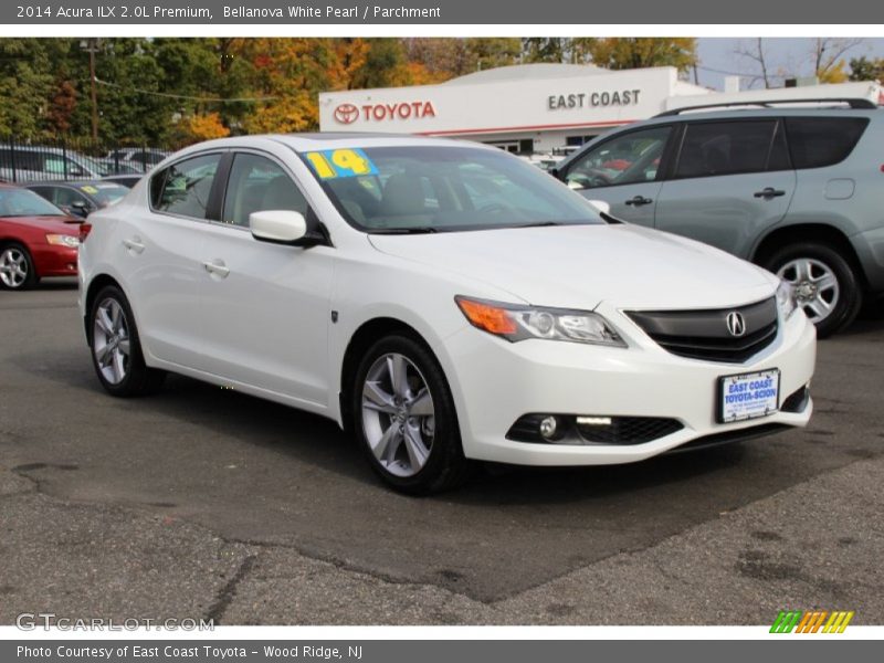 Bellanova White Pearl / Parchment 2014 Acura ILX 2.0L Premium