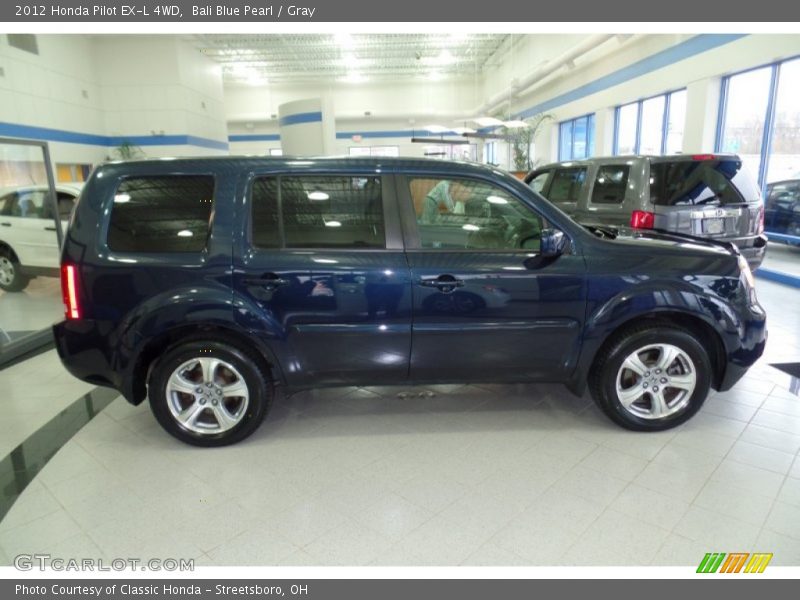 Bali Blue Pearl / Gray 2012 Honda Pilot EX-L 4WD