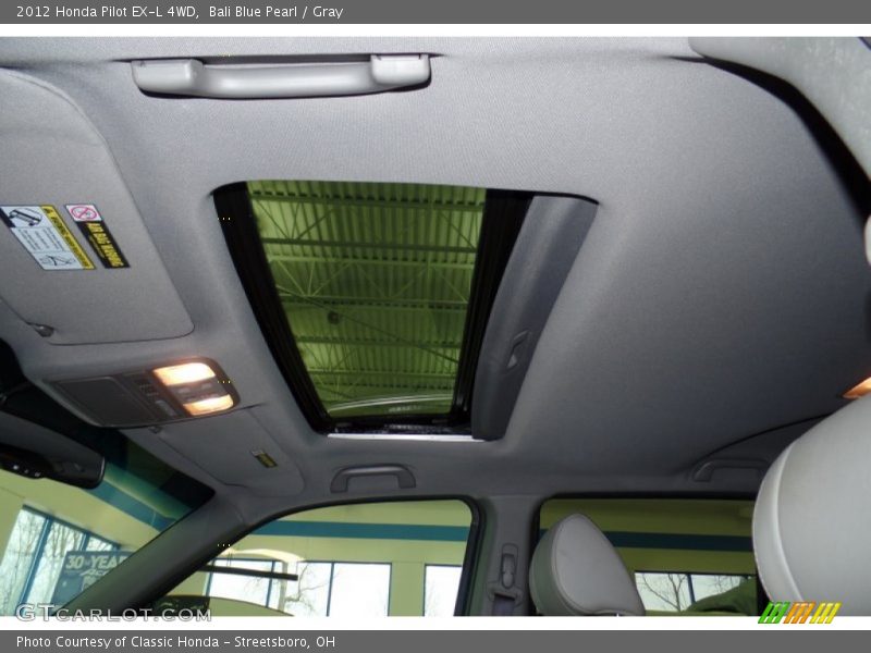 Bali Blue Pearl / Gray 2012 Honda Pilot EX-L 4WD
