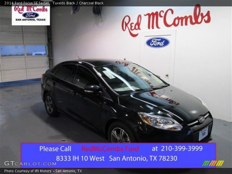 Tuxedo Black / Charcoal Black 2014 Ford Focus SE Sedan