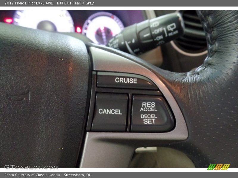 Bali Blue Pearl / Gray 2012 Honda Pilot EX-L 4WD