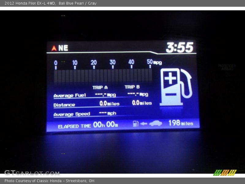 Bali Blue Pearl / Gray 2012 Honda Pilot EX-L 4WD