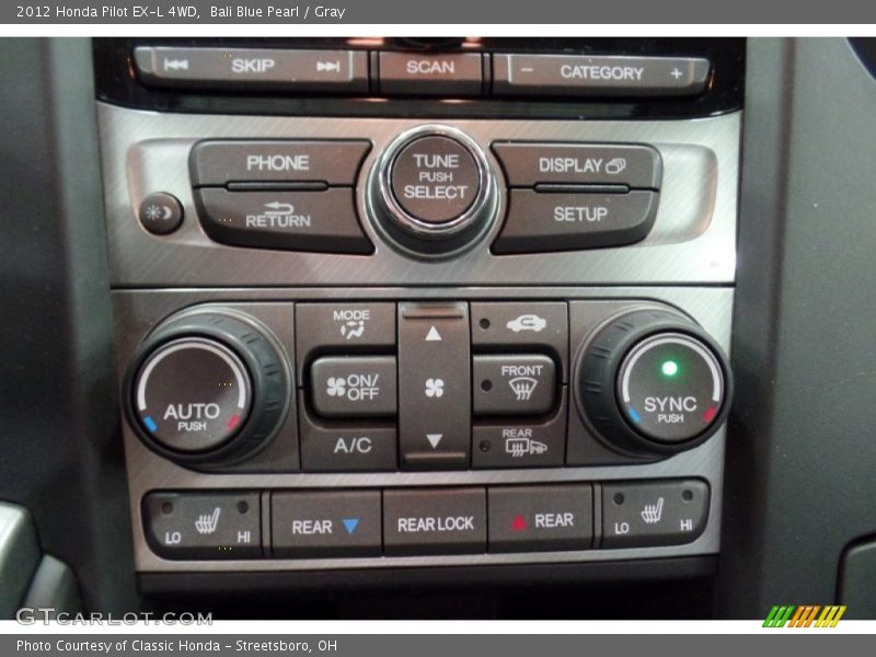 Bali Blue Pearl / Gray 2012 Honda Pilot EX-L 4WD