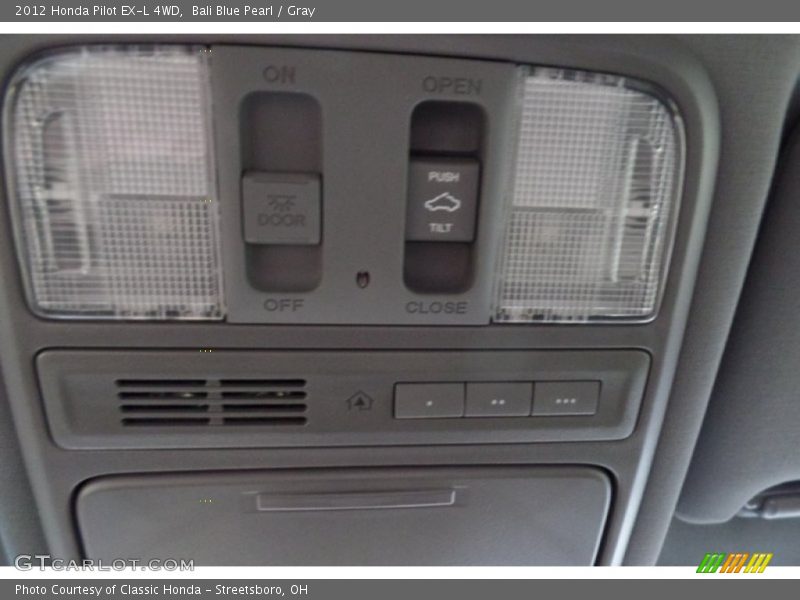 Bali Blue Pearl / Gray 2012 Honda Pilot EX-L 4WD