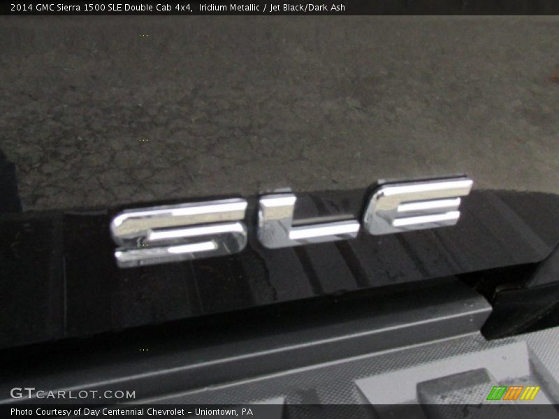 Iridium Metallic / Jet Black/Dark Ash 2014 GMC Sierra 1500 SLE Double Cab 4x4