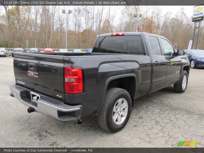 Iridium Metallic / Jet Black/Dark Ash 2014 GMC Sierra 1500 SLE Double Cab 4x4
