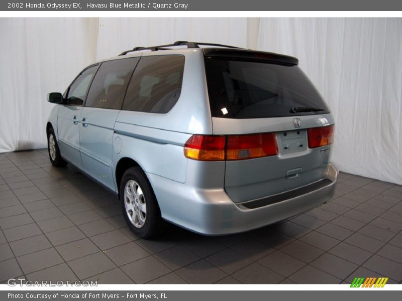 Havasu Blue Metallic / Quartz Gray 2002 Honda Odyssey EX