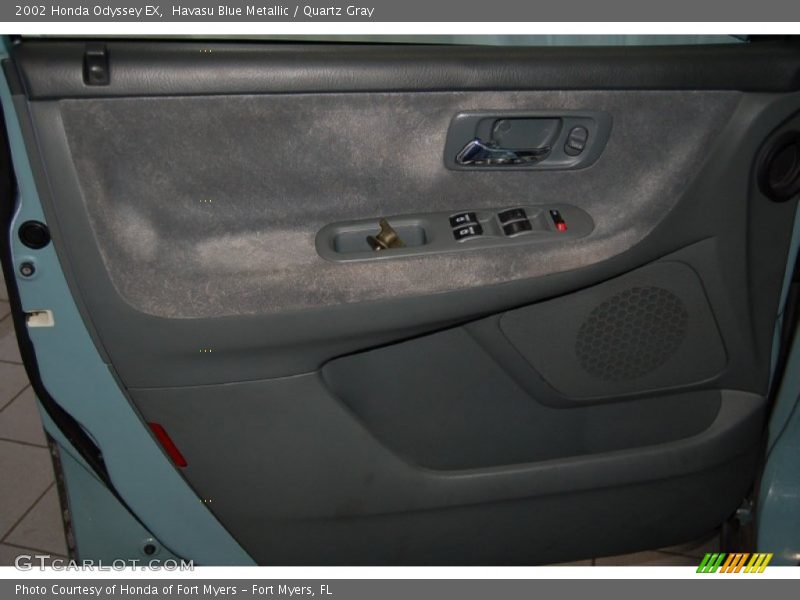 Havasu Blue Metallic / Quartz Gray 2002 Honda Odyssey EX