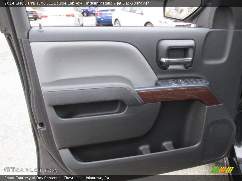 Iridium Metallic / Jet Black/Dark Ash 2014 GMC Sierra 1500 SLE Double Cab 4x4