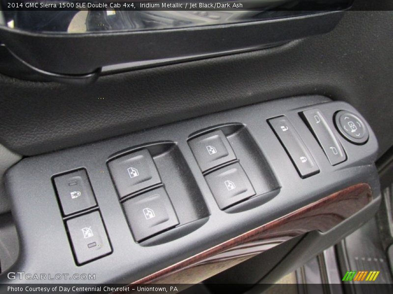 Iridium Metallic / Jet Black/Dark Ash 2014 GMC Sierra 1500 SLE Double Cab 4x4