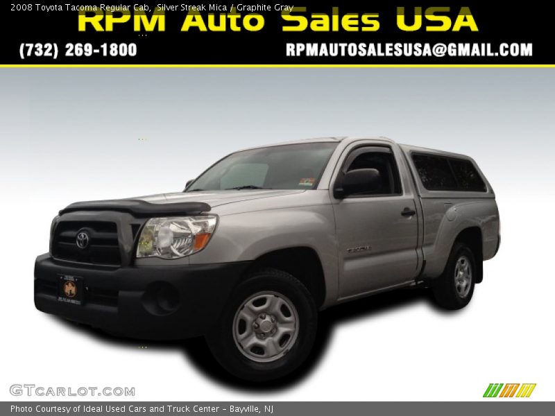 Silver Streak Mica / Graphite Gray 2008 Toyota Tacoma Regular Cab