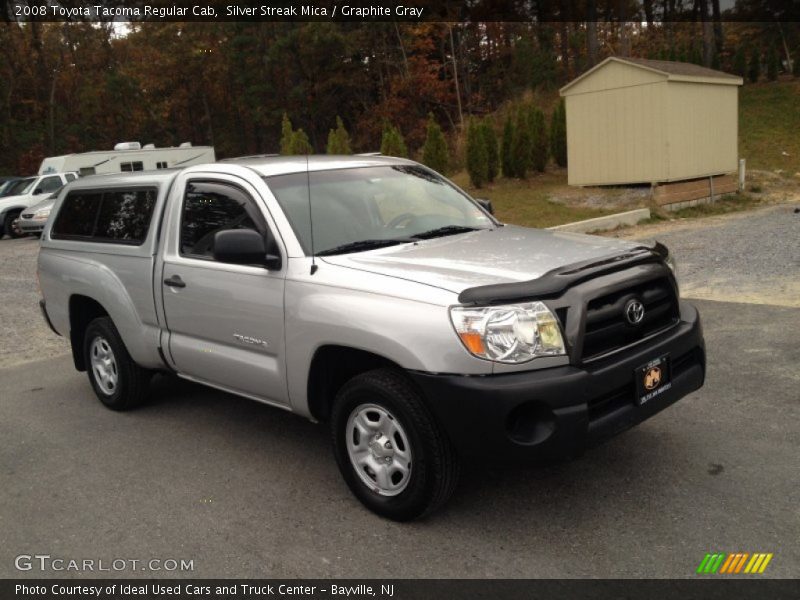 Silver Streak Mica / Graphite Gray 2008 Toyota Tacoma Regular Cab