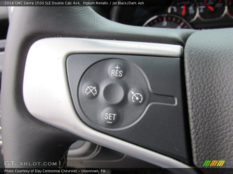 Iridium Metallic / Jet Black/Dark Ash 2014 GMC Sierra 1500 SLE Double Cab 4x4