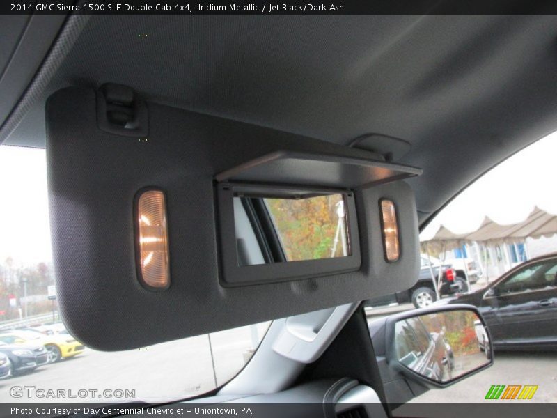 Iridium Metallic / Jet Black/Dark Ash 2014 GMC Sierra 1500 SLE Double Cab 4x4