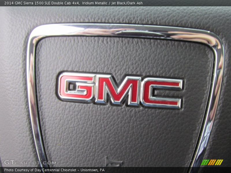 Iridium Metallic / Jet Black/Dark Ash 2014 GMC Sierra 1500 SLE Double Cab 4x4