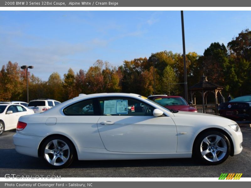 Alpine White / Cream Beige 2008 BMW 3 Series 328xi Coupe
