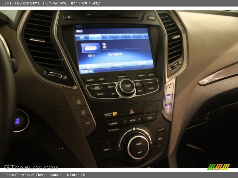 Controls of 2013 Santa Fe Limited AWD