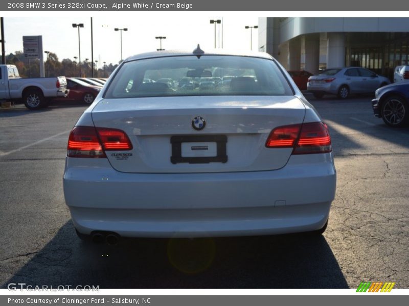 Alpine White / Cream Beige 2008 BMW 3 Series 328xi Coupe