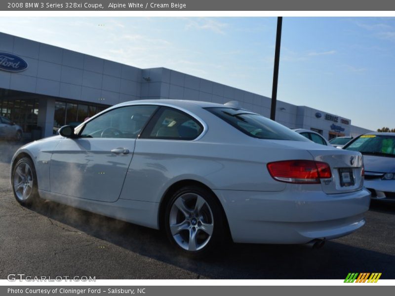 Alpine White / Cream Beige 2008 BMW 3 Series 328xi Coupe