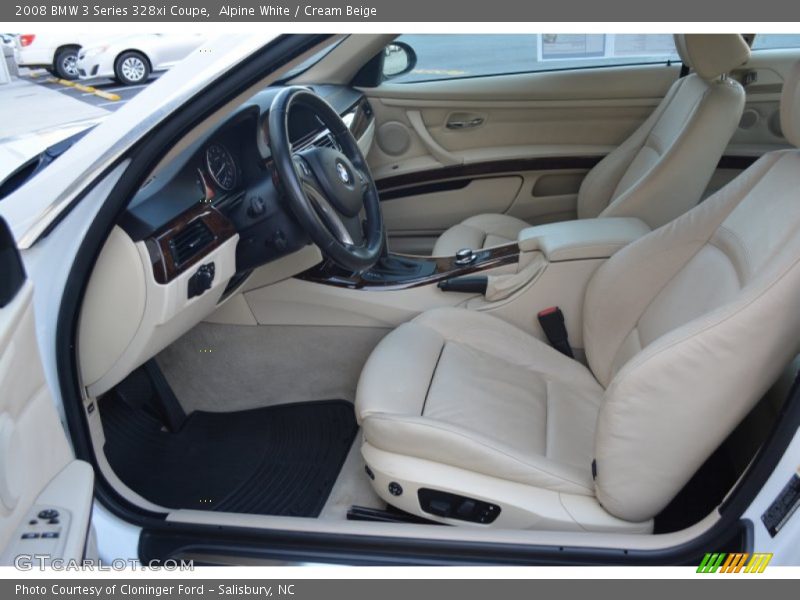 Alpine White / Cream Beige 2008 BMW 3 Series 328xi Coupe