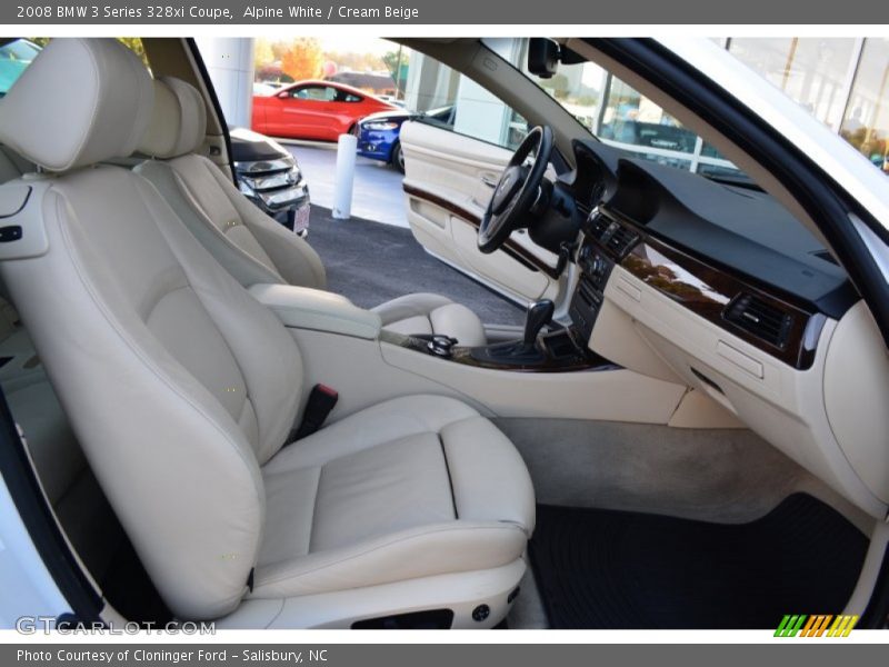 Alpine White / Cream Beige 2008 BMW 3 Series 328xi Coupe