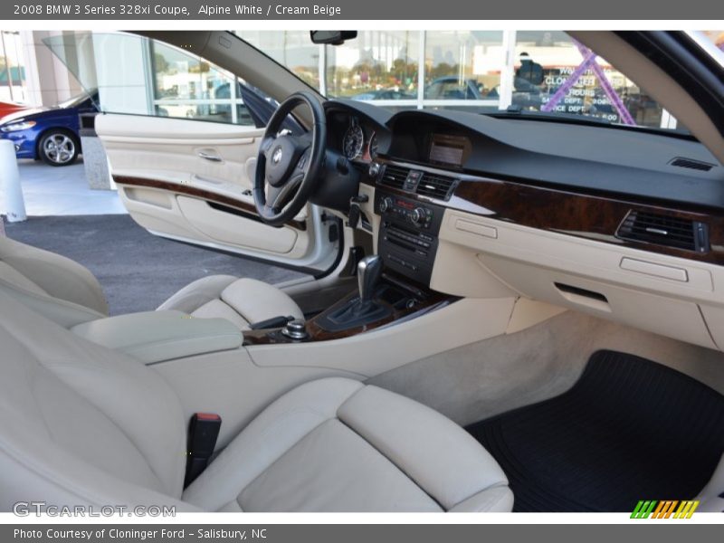 Alpine White / Cream Beige 2008 BMW 3 Series 328xi Coupe