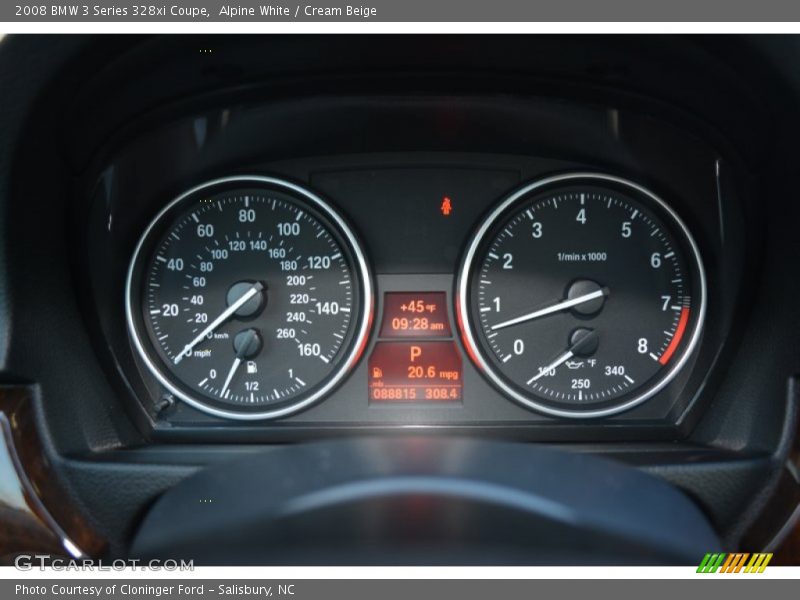 Alpine White / Cream Beige 2008 BMW 3 Series 328xi Coupe