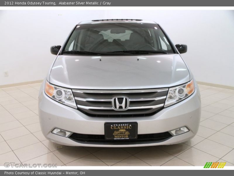 Alabaster Silver Metallic / Gray 2012 Honda Odyssey Touring