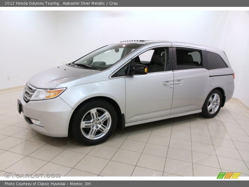 Alabaster Silver Metallic / Gray 2012 Honda Odyssey Touring