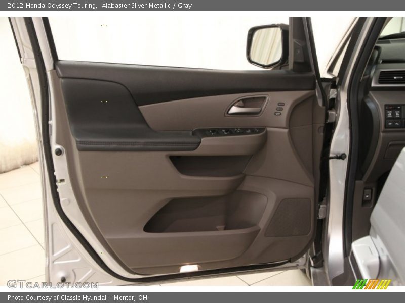 Alabaster Silver Metallic / Gray 2012 Honda Odyssey Touring