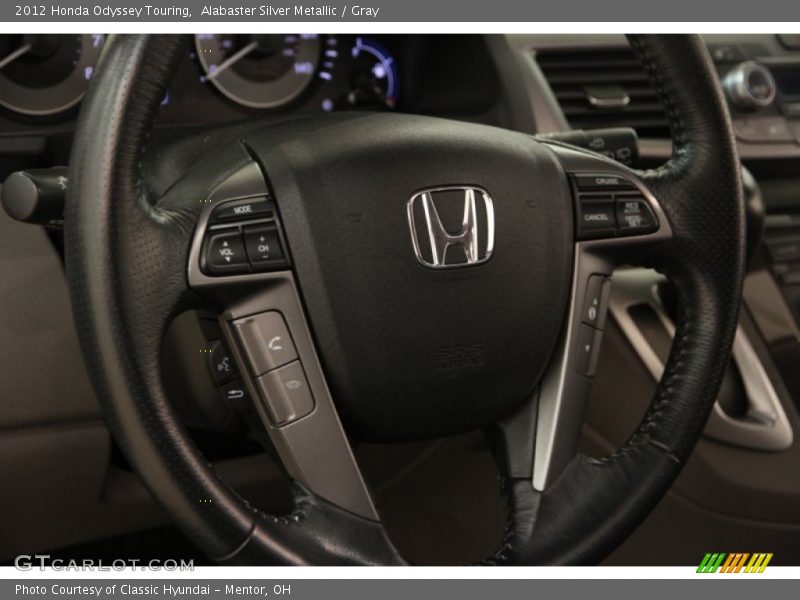 Alabaster Silver Metallic / Gray 2012 Honda Odyssey Touring
