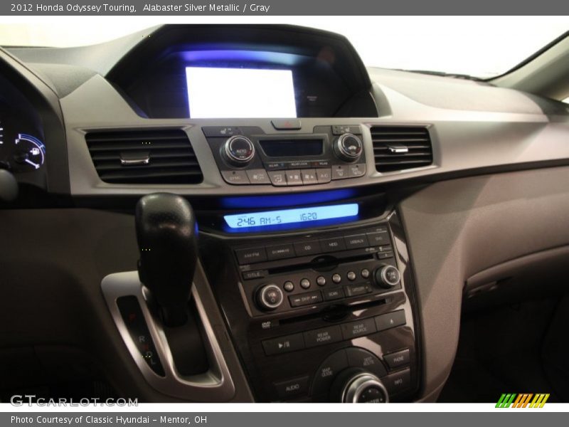 Alabaster Silver Metallic / Gray 2012 Honda Odyssey Touring