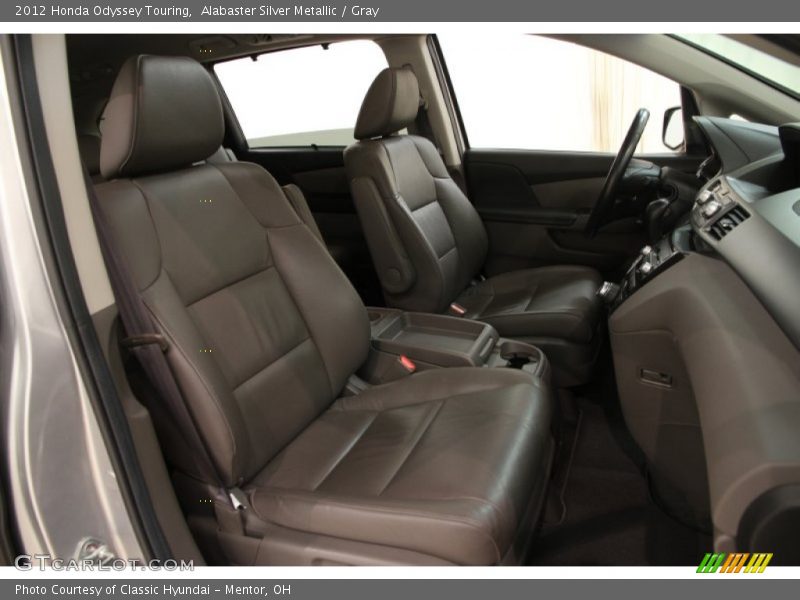 Alabaster Silver Metallic / Gray 2012 Honda Odyssey Touring