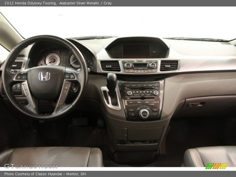 Alabaster Silver Metallic / Gray 2012 Honda Odyssey Touring