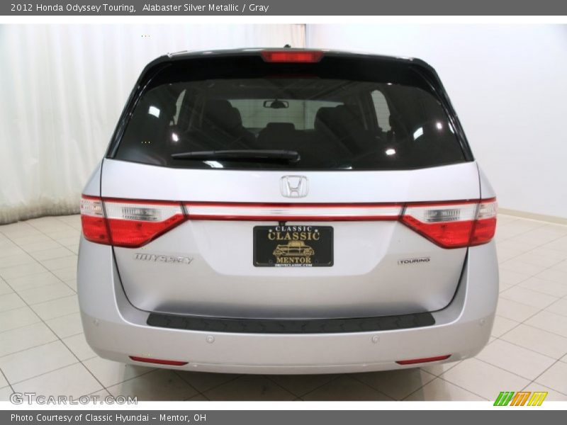 Alabaster Silver Metallic / Gray 2012 Honda Odyssey Touring