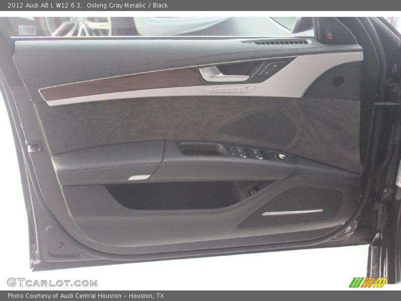 Oolong Gray Metallic / Black 2012 Audi A8 L W12 6.3