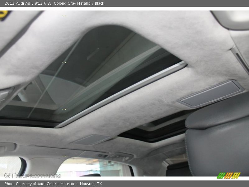 Oolong Gray Metallic / Black 2012 Audi A8 L W12 6.3