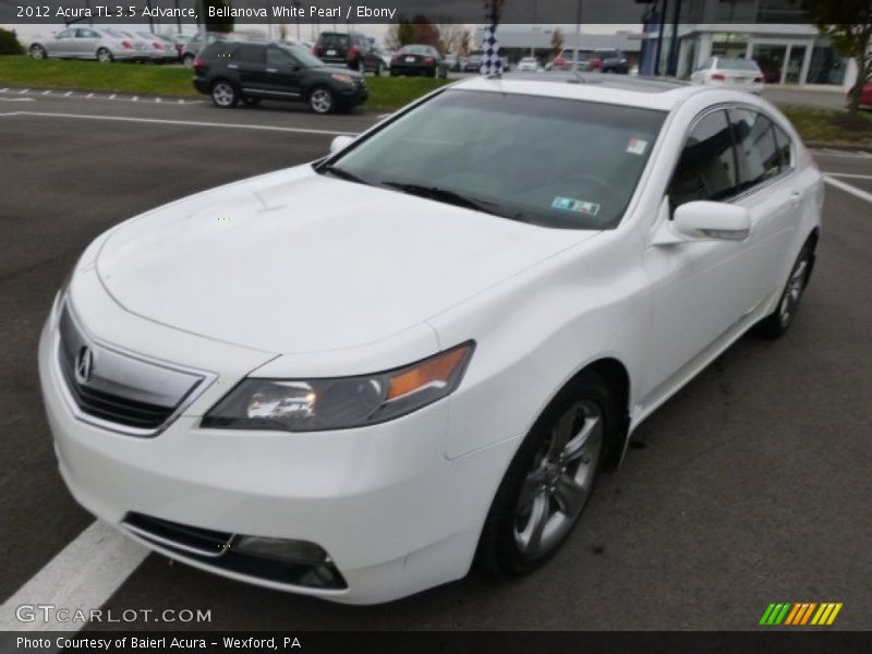 Bellanova White Pearl / Ebony 2012 Acura TL 3.5 Advance