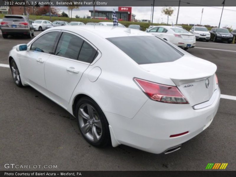 Bellanova White Pearl / Ebony 2012 Acura TL 3.5 Advance