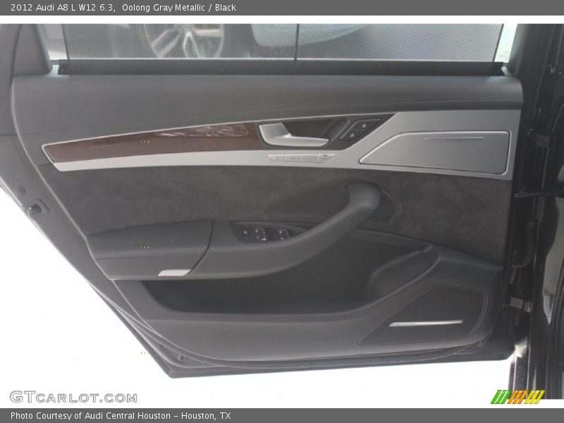 Oolong Gray Metallic / Black 2012 Audi A8 L W12 6.3