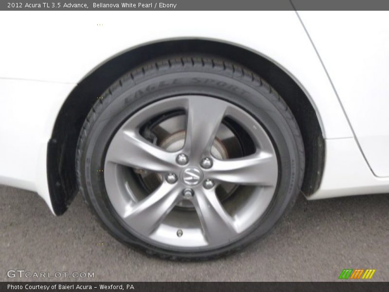 Bellanova White Pearl / Ebony 2012 Acura TL 3.5 Advance