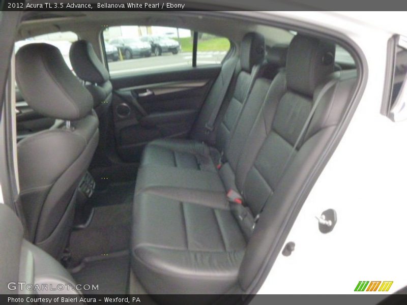 Bellanova White Pearl / Ebony 2012 Acura TL 3.5 Advance