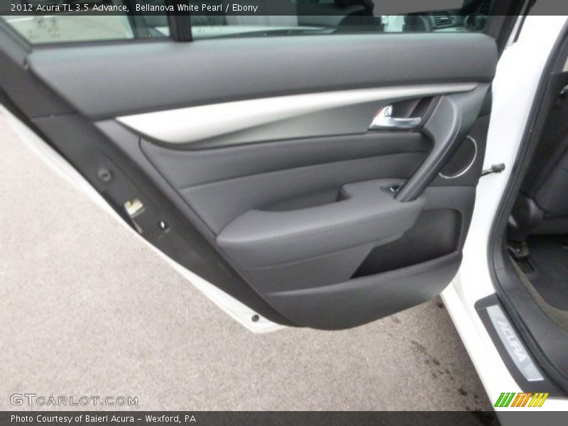 Bellanova White Pearl / Ebony 2012 Acura TL 3.5 Advance