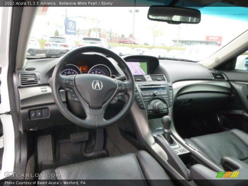 Bellanova White Pearl / Ebony 2012 Acura TL 3.5 Advance
