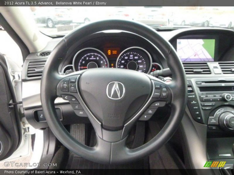 Bellanova White Pearl / Ebony 2012 Acura TL 3.5 Advance