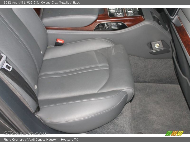 Oolong Gray Metallic / Black 2012 Audi A8 L W12 6.3