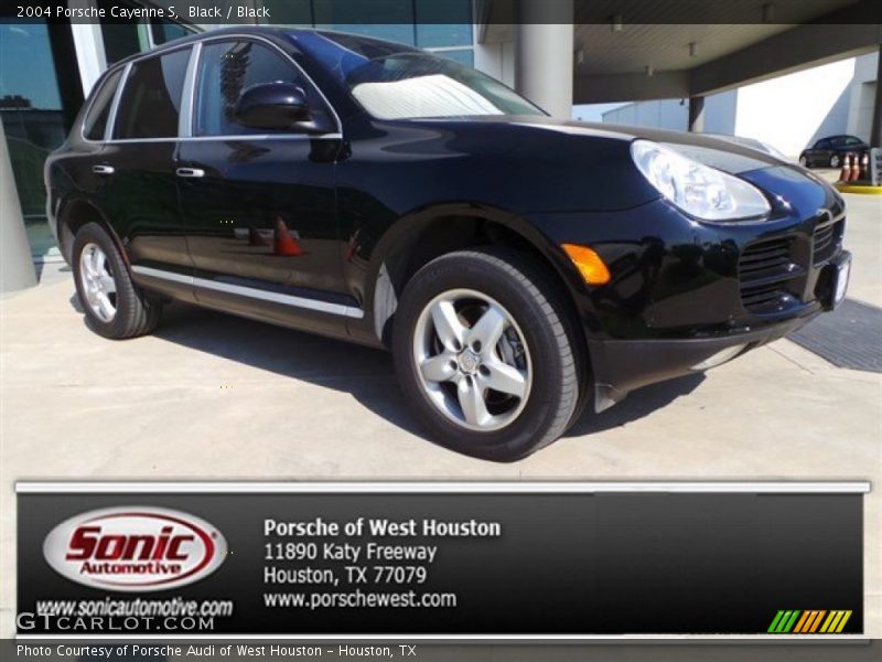 Black / Black 2004 Porsche Cayenne S