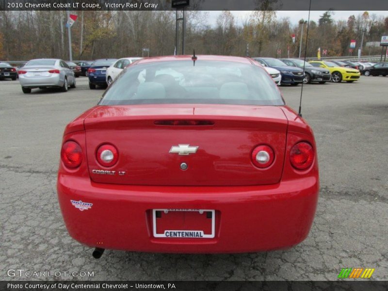 Victory Red / Gray 2010 Chevrolet Cobalt LT Coupe