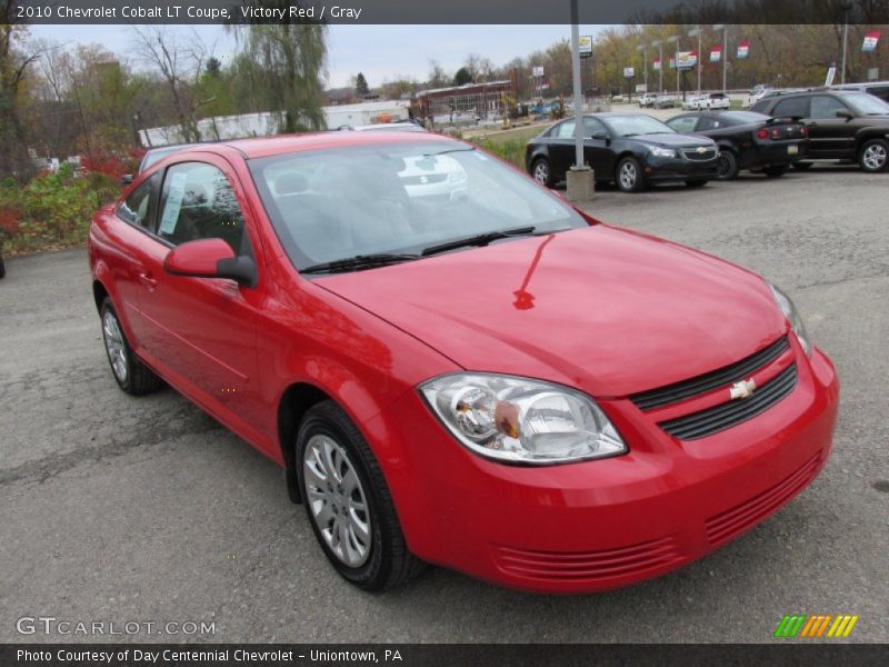 Victory Red / Gray 2010 Chevrolet Cobalt LT Coupe